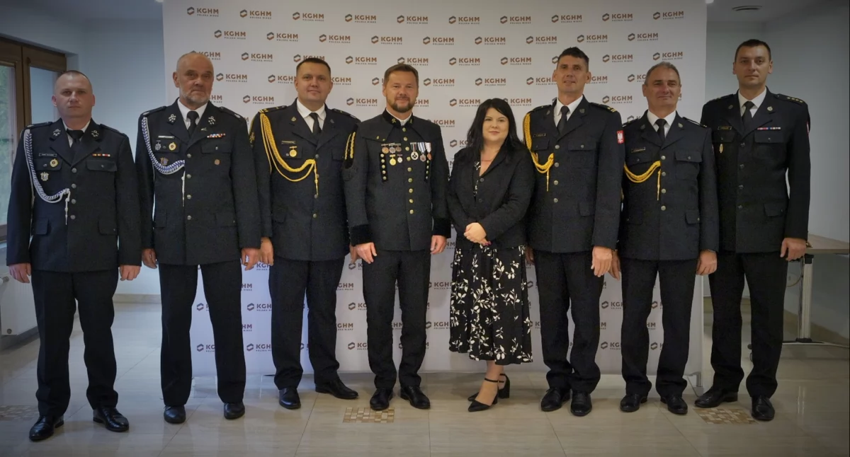 Zdjęcie: sygnatariusze porozumienia Fot.: KGHM