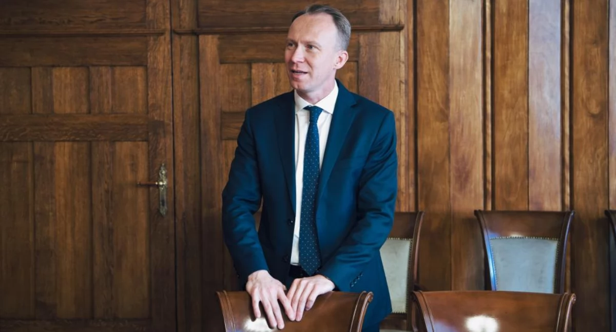 Zdjęcie: Maciej Kupaj, prezydent Legnicy. Fot. Aga Jackiewicz