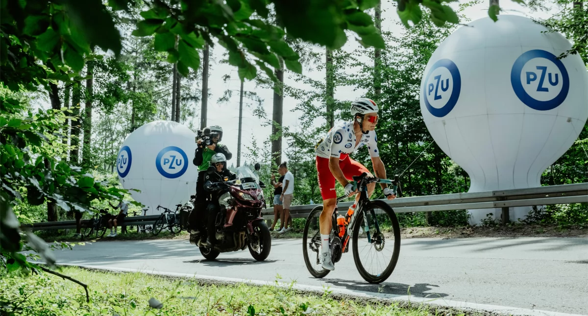 Zdjęcie: zawodnik na Tour the Pologne Fot.: mat. prasowe TdP/ Szymon Gruchalski