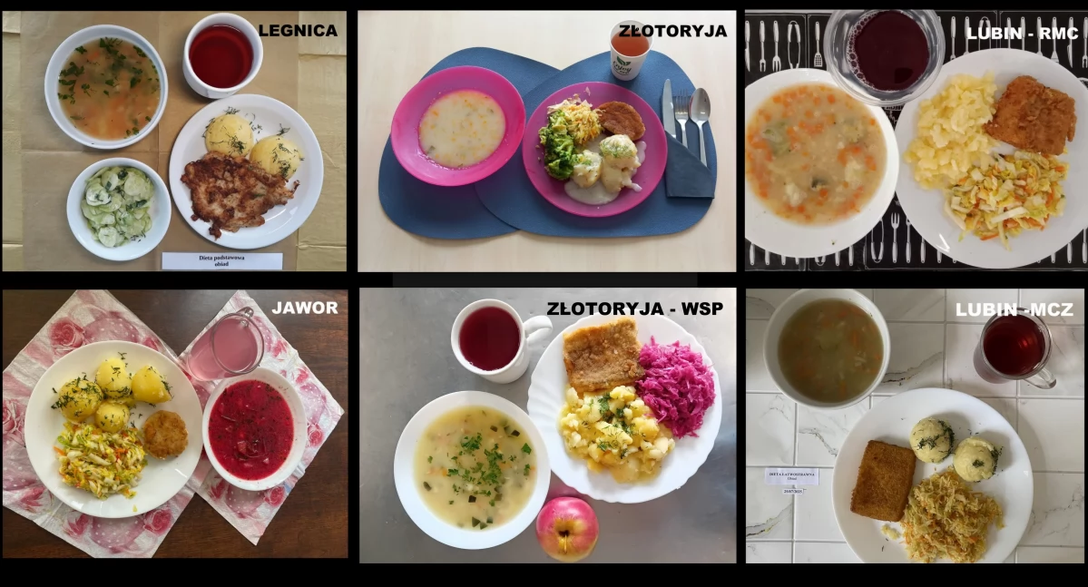 Zdjęcie: Tak wyglądał wczoraj obiad w szpitalach w Legnicy, Lubinie, Jaworze i Złotoryi. Źródło: strony szpitali, Pixabay