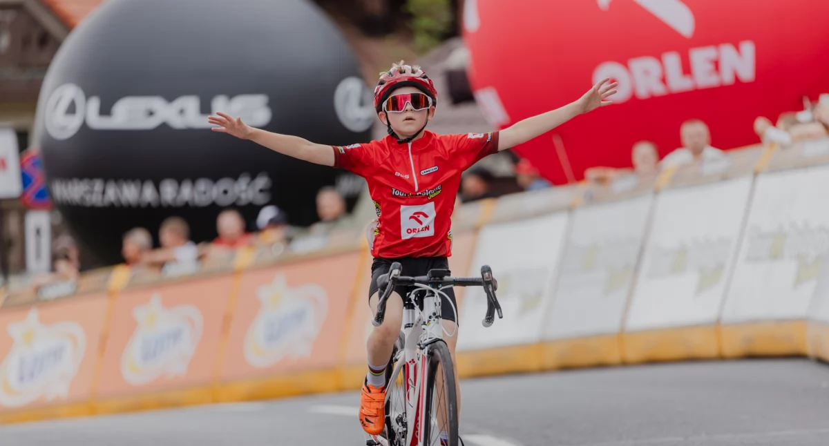 Zdjęcie: uczestnik Tour the Pologne Junior w Karpaczu  Fot.: mat. prasowe TdP/Magdalena Sobczak