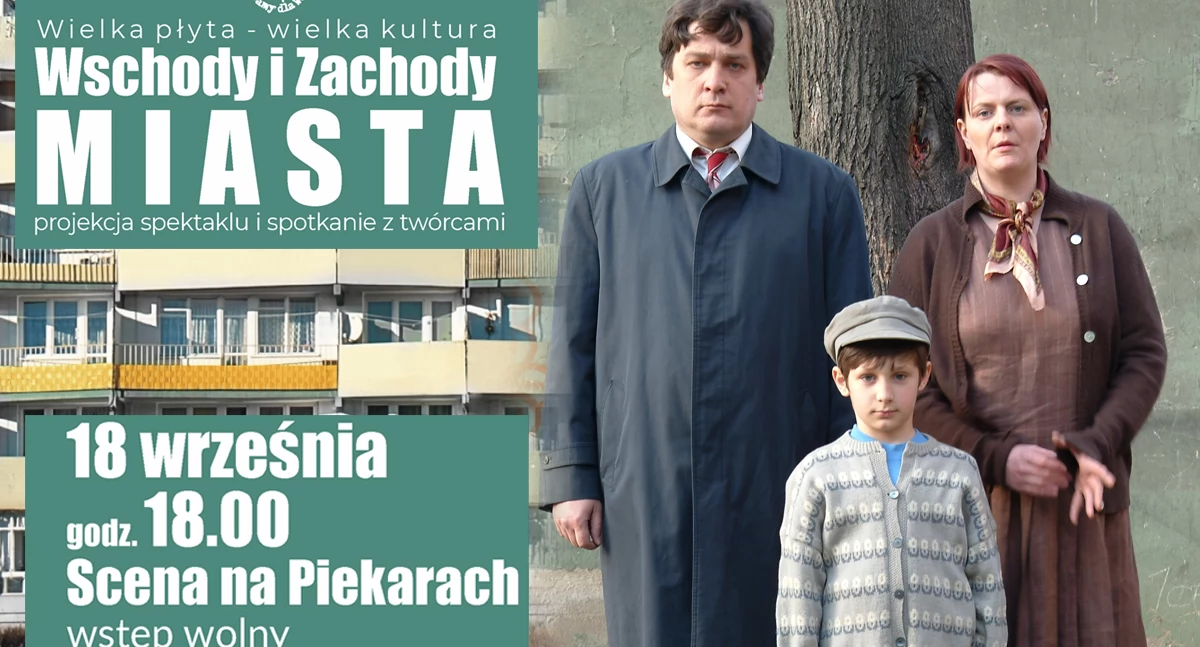 Teatr Modrzejewskiej, Projekcja spektaklu spotkanie aktorami Piekarach - zdjęcie, fotografia