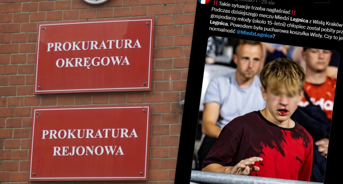 Legnicka prokuratura zajęła się pobiciem kibica na stadionie Miedzi