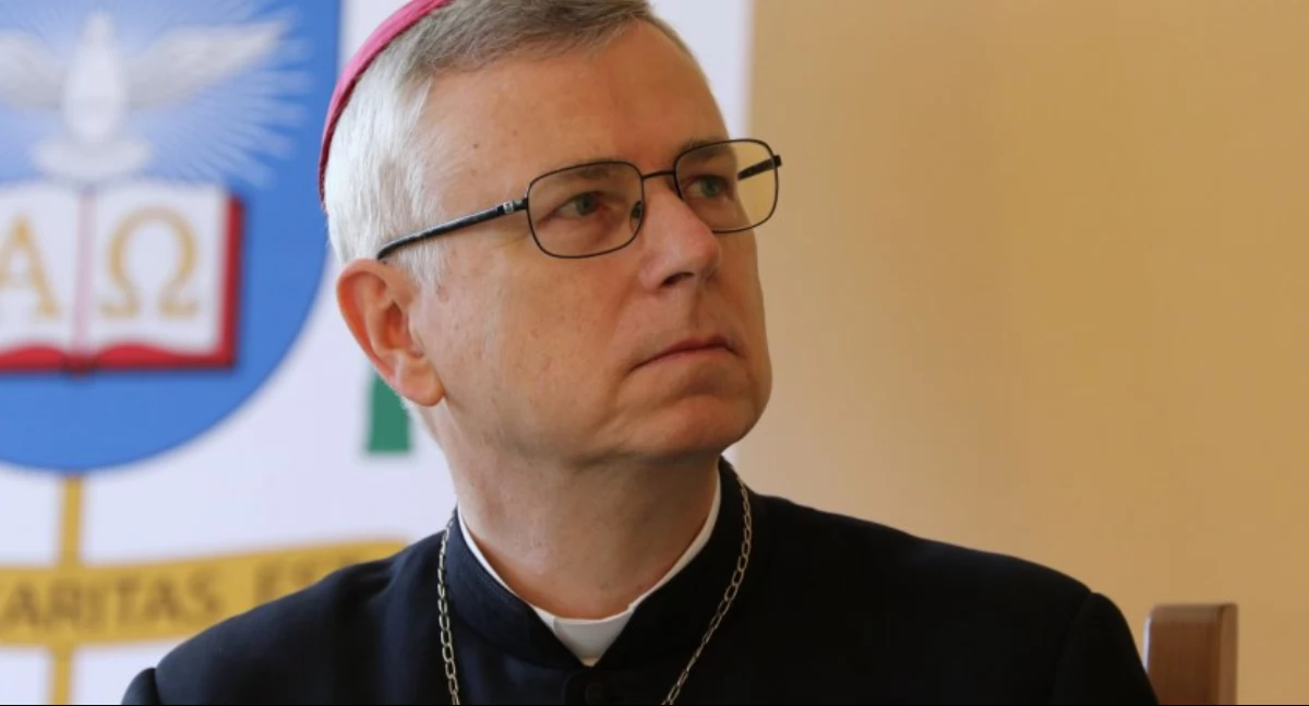 Zdjęcie: Biskup legnicki Andrzej Siemieniewski. Fot. Andrzej Trzeciak