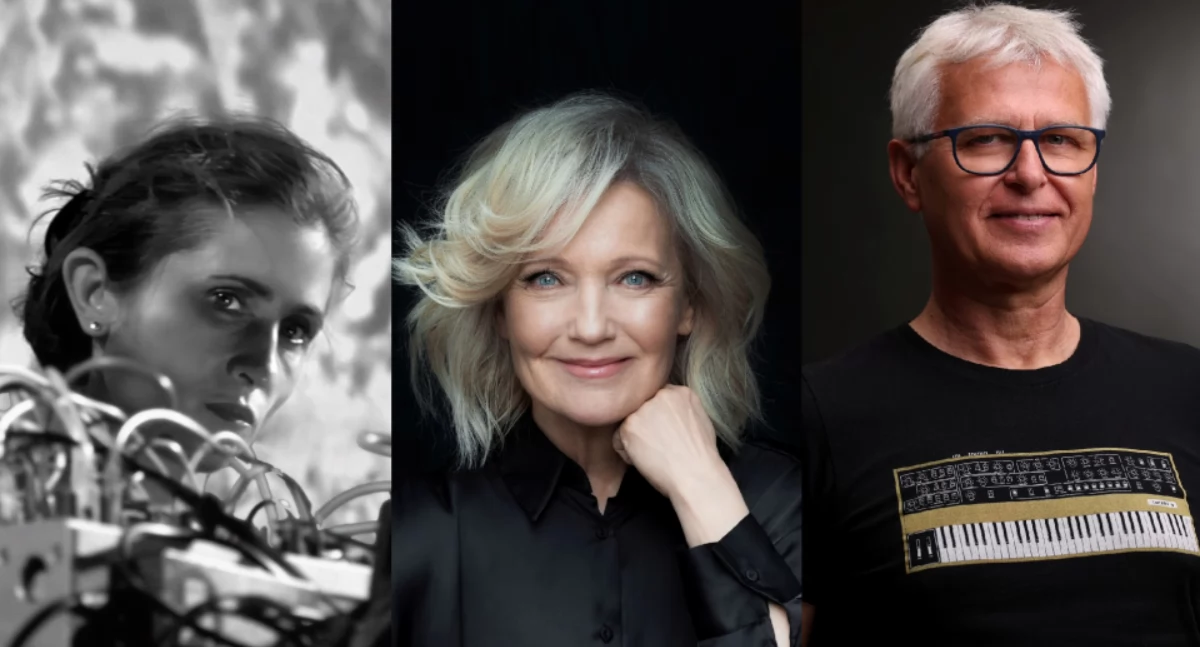 Zdjęcie: (od lewej) Małgorzata Dancewicz, Maria Pakulnis, Krzysztof Lisowski. Źródło: Urząd Miasta w Złotoryi