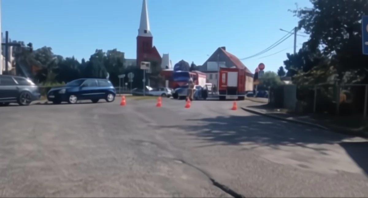 Zdjęcie: Wypadek w Rzeszotarach.