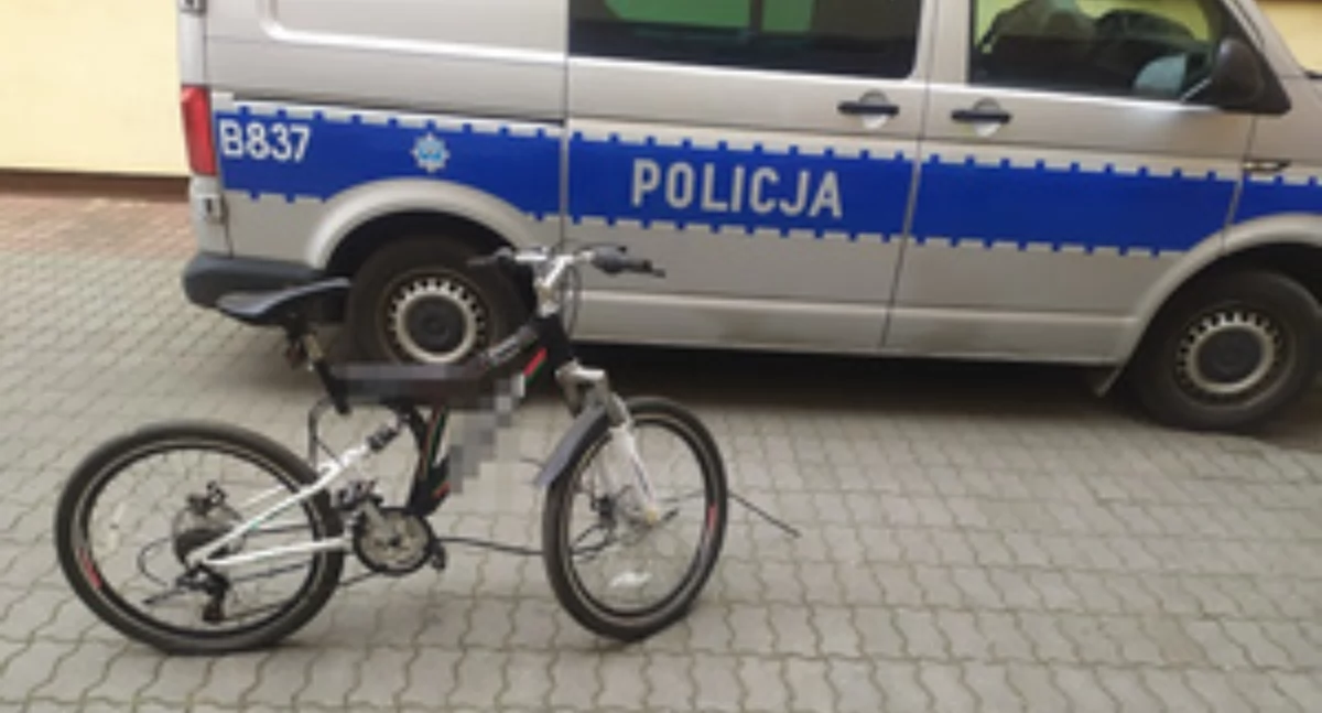Zdjęcie: rower pod komendą  Fot.: KMP