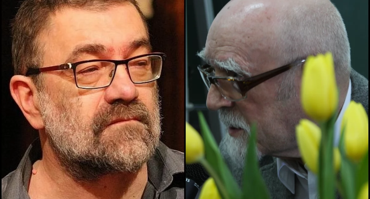 Zdjęcie: Jacek Głomb (z lewej). Stanisław Srokowski (z prawej). Fot. Piotr Kanikowski