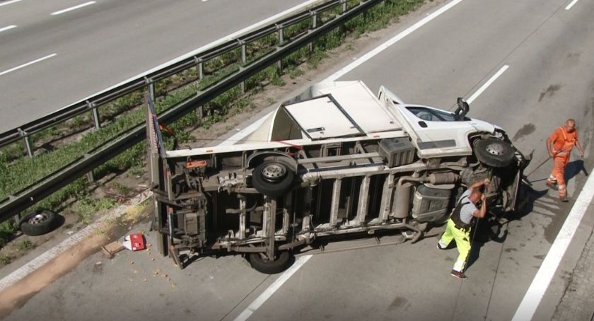 Zdjęcie: Wypadek na autostradzie A4