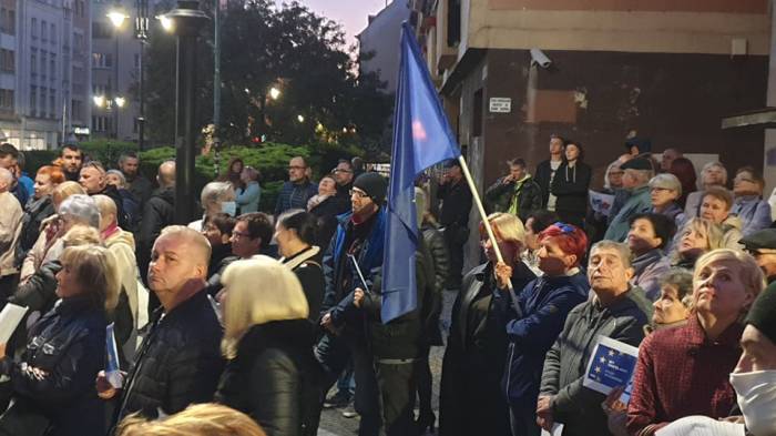 Manifestacja w Legnicy. Zostaję w Unii