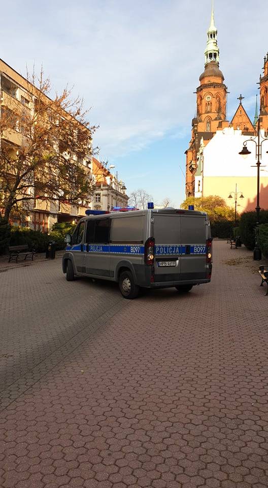 Pożar mieszkania w centrum Legnicy