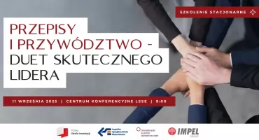 Bezpłatne szkolenie: Przepisy i przywództwo – duet skutecznego lidera