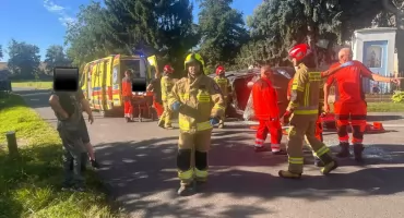Dwie osoby ranne w wypadku drogowym w Mściwojowie