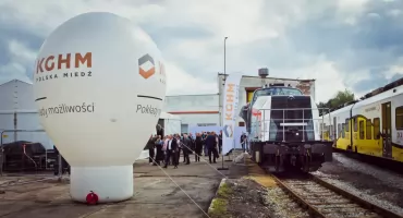 POL-MIEDŹ TRANS przetestował lokomotywę na wodór (FOTO)