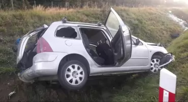 Troje poszkodowanych w wypadku na autostradzie A4