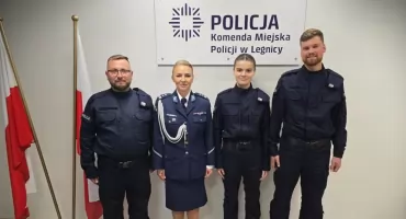 Nowi funkcjonariusze w legnickiej policji